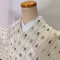 男紋付 男着物 紋付 ポリエステル 羽織 長着 裄72cm L size 赤 五つ紋