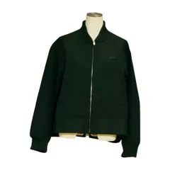 ラコステ LACOSTE Aラインボンバージャケット ジップアップ ブルゾン BF001J グリーン 34サイズ レディース F-L8412のサムネイル