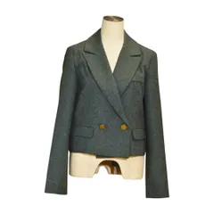 ヴィヴィアンタム VIVIENNE TAM ダブル ジャケット ポリエステル 38サイズ グレー レディース F-L8415のサムネイル