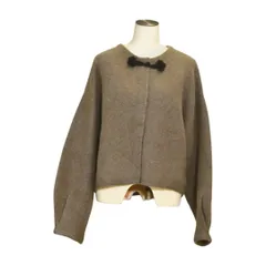 ヴィヴィアンタム VIVIENNE TAM ノーカラージャケット 38サイズ ブラウン レディース F-L8417のサムネイル