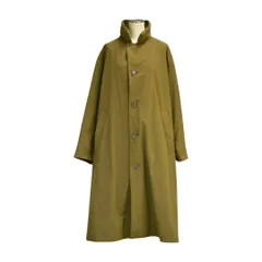 ズッカ ZUCCa 中綿ジャケット ステンカラーコート 2枚着 フード付き サイズ M ZU03FA224 カーキ レディース F-L8322のサムネイル