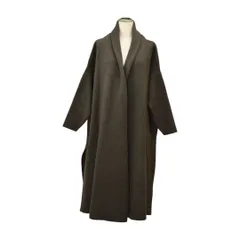 ドゥーズィエムクラス MUSE de Deuxieme Classe 18AW スムースニットガウンコート ブラウン レディース F-L8480のサムネイル