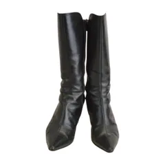 アナスイ ANNA SUI ショートブーツ レザー 23.5cm ブラック レディース F-LSHOE5156のサムネイル