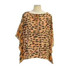 ツモリチサト TSUMORI CHISATO Tシャツ/カットソー HAPPY柄 オレンジ サイズ 2 レディース F-M13647のサムネイル