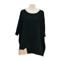 ツモリチサト TSUMORI CHISATO Cat's スウェット ビッグT ネコ ブラック サイズ 2 コットン レディース F-M13655のサムネイル