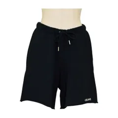 セリーヌ CELINE 刺繍ロゴ スウェット ショートパンツ エンブロイダリー サイズ S ブラック 2Z063670Q メンズ F-YA1121のサムネイル