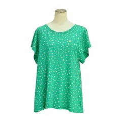 ツモリチサト TSUMORI CHISATO Cat's Tシャツ 半袖 ドット グリーン サイズ 2 レディース F-S4713のサムネイル