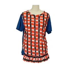 ツモリチサト TSUMORICHISATO Tシャツ 半袖 ネイビー サイズ 2 レディース F-S4747のサムネイル