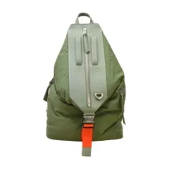 ロエベ LOEWE CONVERTIBLE BACKPACK コンバーチブル バックパック リュック B777W36X02 ナイロン レザー カーキ F-YA1069のサムネイル