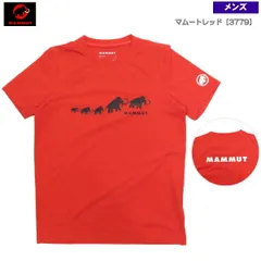 マムート / QDロゴプリントTシャツAFメンズ マムートレッド「3779」 L(日本XL)のサムネイル