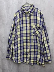 any FAM エニィファム 長袖 ネル チェック柄 シャツ size3/黄 ■◆レディースのサムネイル