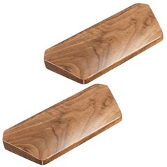 [Limited Quantity] Wood Palm Rest Armrest, Walnut Solid Wood, Natural Wood Wrist Rest, Stylish, Non-Slip, Ergonomic, Faluber Keyboard Rest (Walnut, Separable - 170mm x 2)