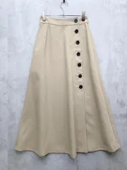 aquagirl アクアガール ドライタッチ ボタン ラップ 巻き ロング スカート size38/ベージュ ■◇レディースのサムネイル