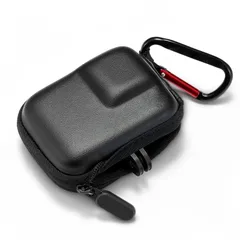 【数量限定】カメラアクセサリー ハーフオープンデザイン 収納ケース gopro 保護カバー Hero10 9 耐衝撃 8 7 防塵 6 5 Gopro用のミニ保護ケース Osmo Action サムコス の他アクションカメラに適用 （ブラック）のサムネイル