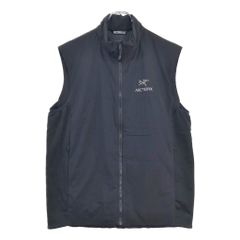 Arc'teryx アーテクリクス　ベスト　中綿入り 美品】廃盤 ARC'TERYX 中綿ベスト ジップアップ ロゴ刺繍 グレー S