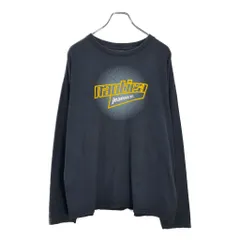 00年代 NAUTICA ノーティカ センターロゴ 長袖Ｔシャツ ブラック(メンズ XL)中古 古着 V7707のサムネイル