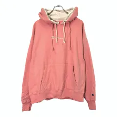 Champion チャンピオン REVERSE WEAVE リバースウィーブ スウェットパーカー ピンク(メンズ L)中古 古着 V8313のサムネイル
