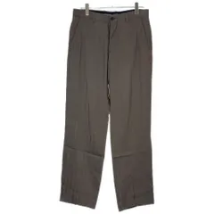 イタリア製 GIORGIO ARMANI ジョルジオ アルマーニ スラックスパンツ ブラウン(メンズ W34相当)中古 古着 X6526のサムネイル