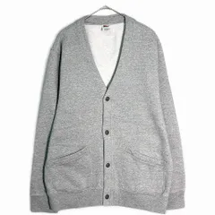 J.CREW ジェイクルー スウェットカーディガン グレー(メンズ L)中古 古着 X7398のサムネイル
