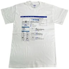 facebook パロディ ハイスクール プロム 半袖Ｔシャツ ホワイト(メンズ S)中古 古着 Y0895のサムネイル