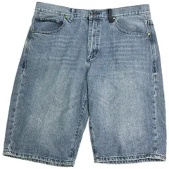 Sean John ショーンジョン デニムショートパンツ 大きいサイズ ブルー(メンズ W38)中古 古着 Y1025のサムネイル
