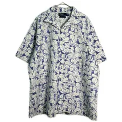 90年代 Polo by Ralph Lauren ポロ ラルフローレン CALDWELL オープンカラー コットンリネンシャツ 花柄(メンズ XL)中古 古着 Y1497 90年代 Polo by Ralph Lauren ポロ ラルフローレン CALDWELL オープン