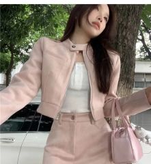 極美品✨エムズグレイシー スカラップ ダブルジップ ノーカラー
