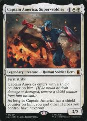 MTG MSH《スーパーソルジャー、キャプテン・アメリカ》 - メルカリ