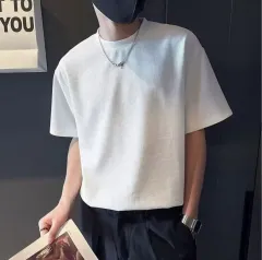 ワッフルネック半袖Tシャツ出品 (1+1)のサムネイル