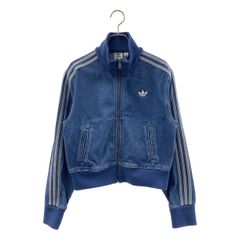 完売品 NiziUミイヒ着用モデル adidas ハーフジップデニムトップ