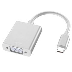 Brand new Type-C to VGA conversion cable, 1080p laptop screen extender, compatible with Macbook, Xiaomi Notebook/Mate20, Samsung S9, S10 series, and other mobile phones.