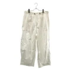 【美品】  Needles / ニードルス | ×UNION / ロゴ刺しゅう ヒザデルパンツ | M | ホワイト | メンズのサムネイル