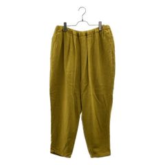 スズキ タカユsuzukitakayuki リネンストライプワイドラップパンツ