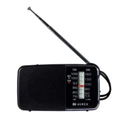 東芝 AX-HR20-K ブラック ホームラジオ AM/FM ワイドFM対応 強弱2段階切替のLEDライト搭載 AXHR20Kのサムネイル