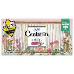 ユニ・チャーム センターインコンパクト 1/2 多い昼用 フローラルの香り 羽つき 21.5cm 22枚 4903111312016のサムネイル