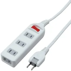 ヤザワ 耐トラシャッター集中スイッチ付 4個口 5m Y02S415WH ホワイト Y02S415WHのサムネイル