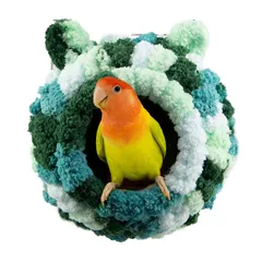 新品 Hakona インコ おもちゃ鳥の巣・巣箱バードテントインコ ヒーター 保温ふわふわぬいぐるみニット小動物 ハンモック ハウス 冬吊り下げ文鳥セキセイインコ おもちゃ可愛い丸い洞窟オカメインコ 鳥 おもちゃハムスター 隠れ家遊び場寝床モルモット ハウス小のサムネイル