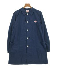 美品】DANTON ダントン ナイロンステンカラーコート ネイビーサイズ34