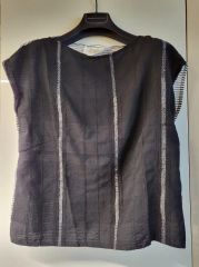 美品✨モユル センソユニコ 異素材切替 変形 ワイド カットソー