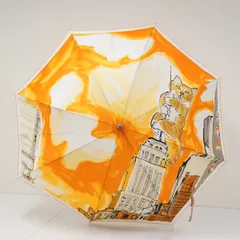 傘 Manhattaner's マンハッタナーズ USED品 ネコ ニューヨーク 街並み