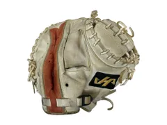 ハタケヤマ 軟式用 キャッチャーミット 野球 ソフトボール ホワイト スポーツ用品/028のサムネイル