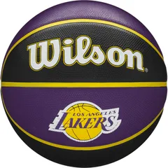 ウイルソン Wilson バスケット NBA TEAM TRIBUTE バスケットボール LA LAKERS 7号球 ロサンゼルス レイカーズ 男子用 中学 高校 大学 社会人 一般 部活 サークル  B1300XBLAL パープルのサムネイル