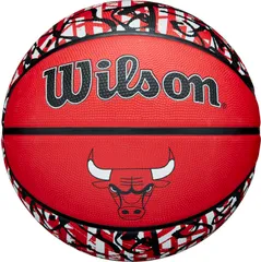 ウイルソン Wilson バスケット NBA TEAM GRAFFITI バスケットボール CHI BULLS 7号球 シカゴ ブルズ 男子用 中学 高校 大学 社会人 一般 部活動 サークル  4024505XB7 レッドのサムネイル