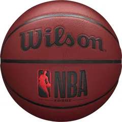 ウイルソン Wilson バスケット NBA FORGE バスケットボール クリムゾン 6号球 フープ ケイジャー 屋内 女子 中学生 高校生 大学生 一般 合成皮革 部活動 サークル オフィシャル  8201XB06 クリムゾンのサムネイル
