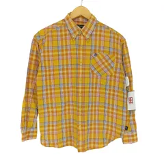 マンシングウェア Munsingwear チェック柄ロゴ刺繍BDシャツ レディース  160のサムネイル