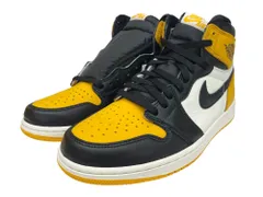 NIKE (ナイキ) AIR JORDAN 1 RETRO HIGH OG TAXI エア ジョーダン 1 レトロ ハイ スニーカー  555088-711 28cm US10 タクシー×ブラック メンズ/028のサムネイル