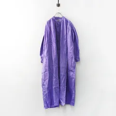 美品 イチ アンティークス ICHI Antiquites カラーリネンギャザーワンピース ラベンダーパープル┃麻 ハオリ 羽織【2400015028262】のサムネイル