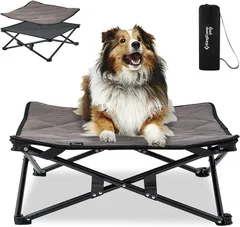 KingCamp ドッグコット 犬用ベッド ペットベッド アウトドア 折りたたみ 洗える クッション付き 地面から離れ キャンプ 中型犬用 Mのサムネイル
