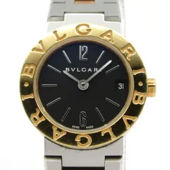 BVLGARI(ブルガリ) 腕時計 ブルガリブルガリ BB23SG レディース SS×K18YG 黒のサムネイル