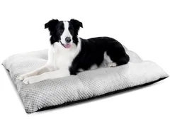犬用ベッド ペットマット【中/大型犬用 90×68cm】ふわふわ暖かい 保温防寒 滑り止め 丸洗い 角型クッション 犬猫兼用 ぐっすり眠る 布団のサムネイル